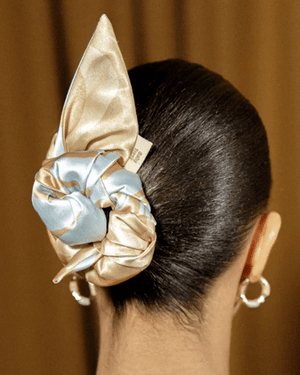 The Satin Chignon: A Guide to Styling a Scarf Bun